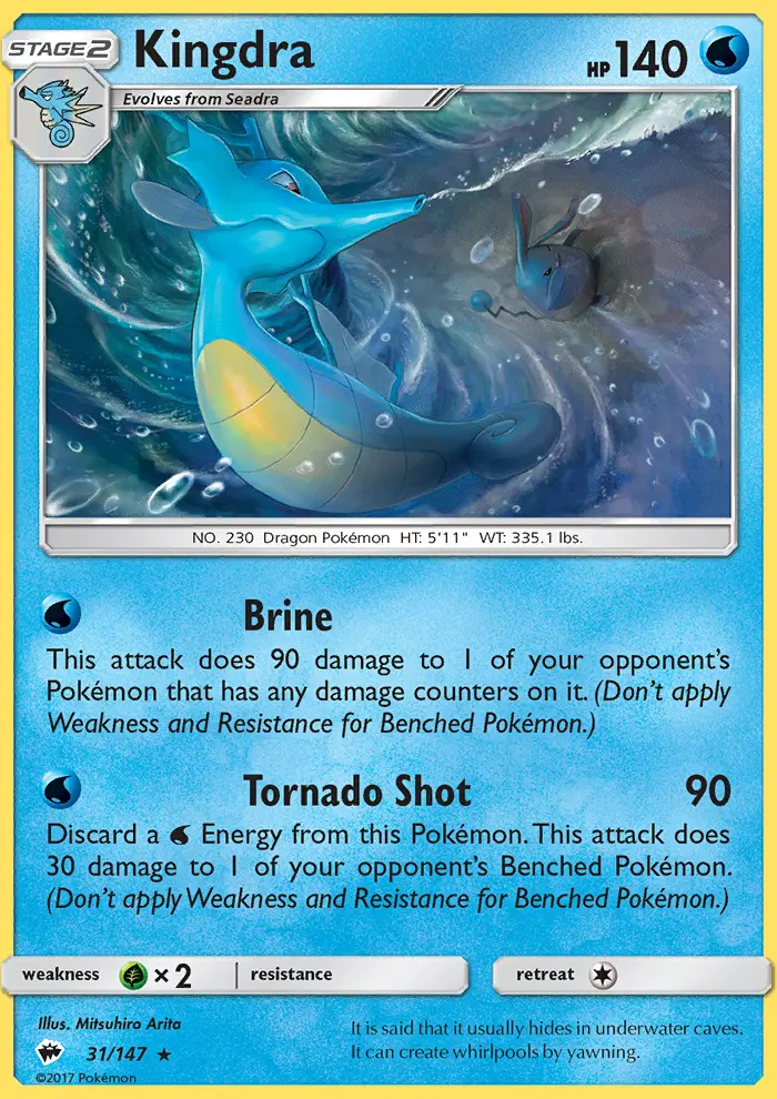 Kingdra, Burning Shadows #31