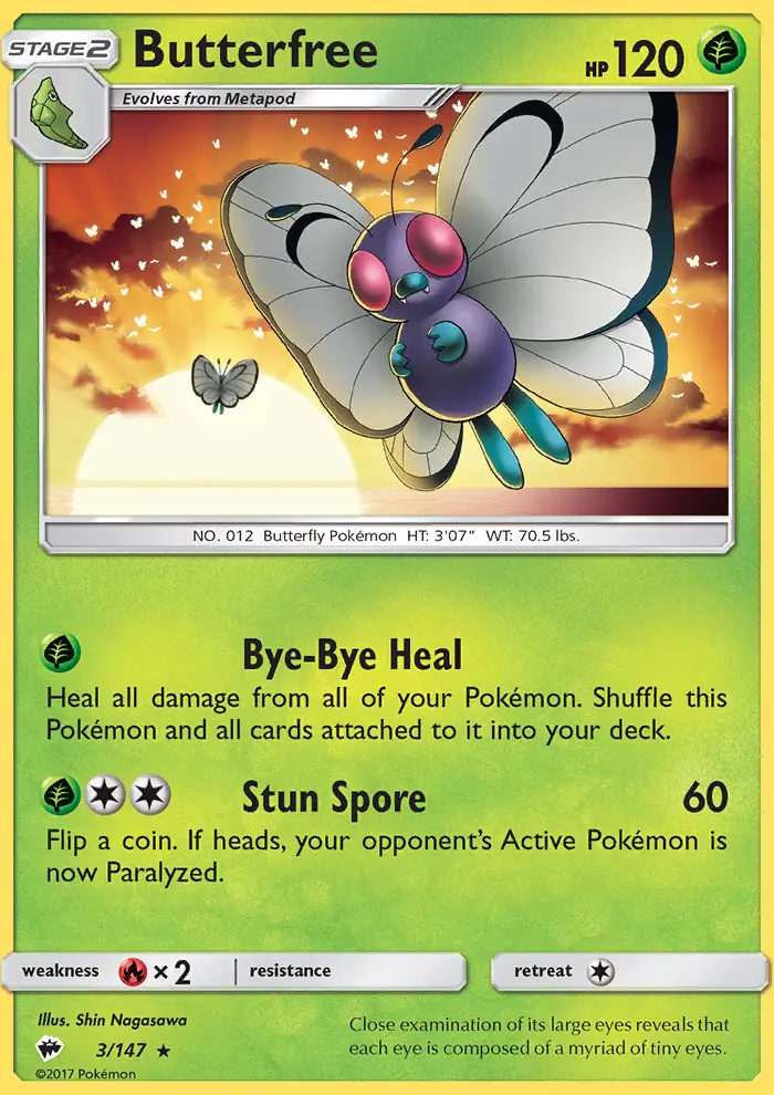 Butterfree, Burning Shadows #3