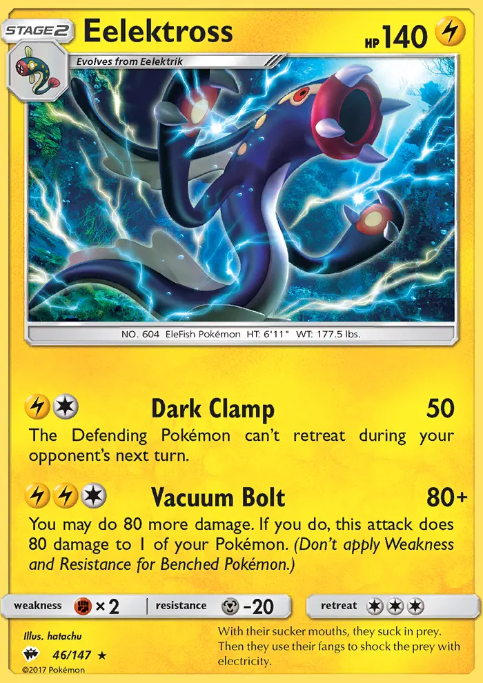 Eelektross, Burning Shadows #46