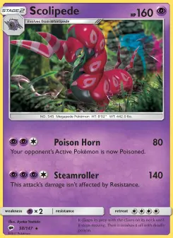 Scolipede, Burning Shadows #58/147