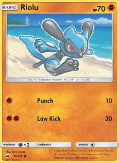 Riolu, Burning Shadows #70/147