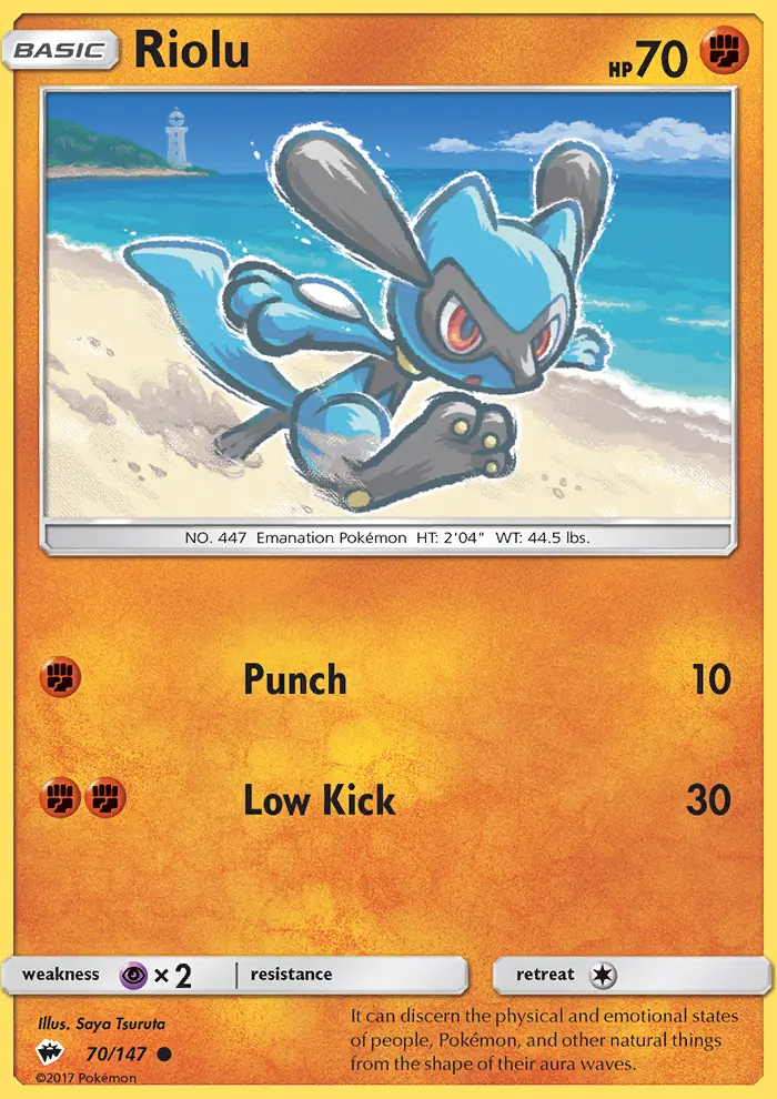 Riolu, Burning Shadows #70
