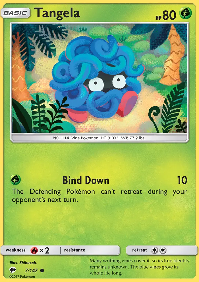 Tangela, Burning Shadows #7