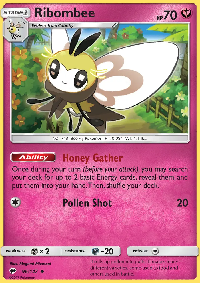 Ribombee, Burning Shadows #96