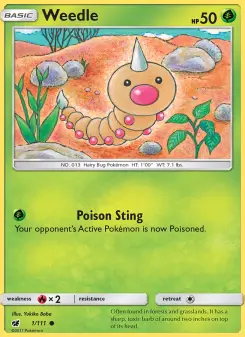 Weedle, Crimson Invasion #1/111