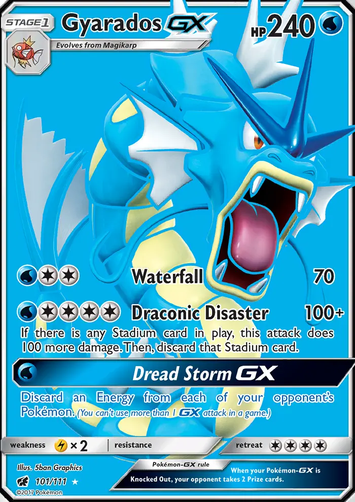 Gyarados GX, Crimson Invasion #101