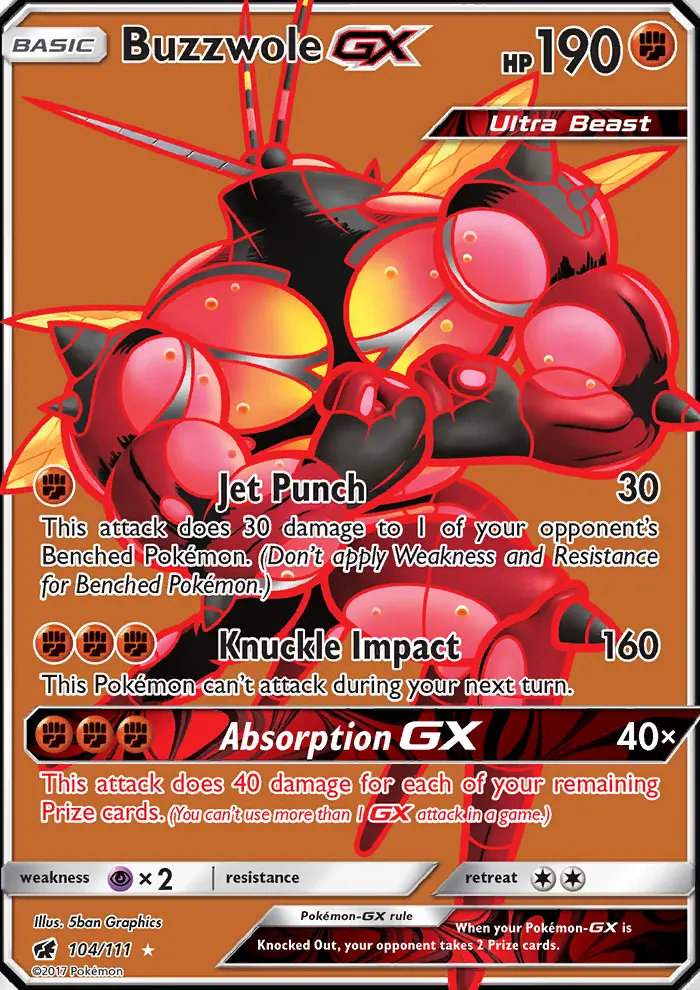 Buzzwole GX, Crimson Invasion #104