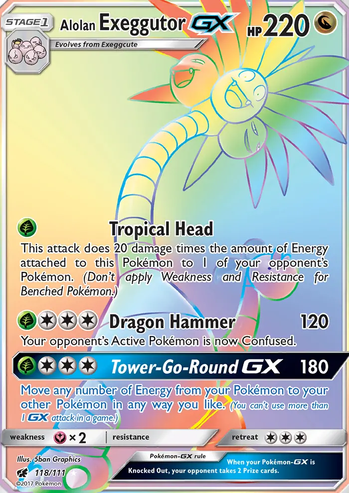 Alolan Exeggutor GX, Crimson Invasion #118