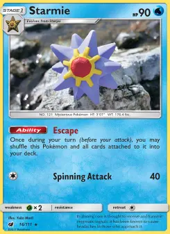 Starmie, Crimson Invasion #16/111