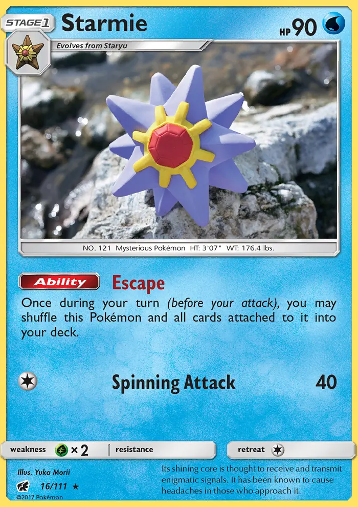 Starmie, Crimson Invasion #16