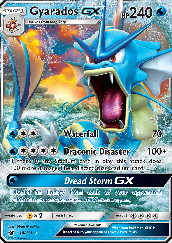Gyarados GX, Crimson Invasion #18