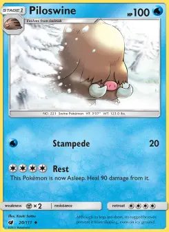 Piloswine, Crimson Invasion #20/111