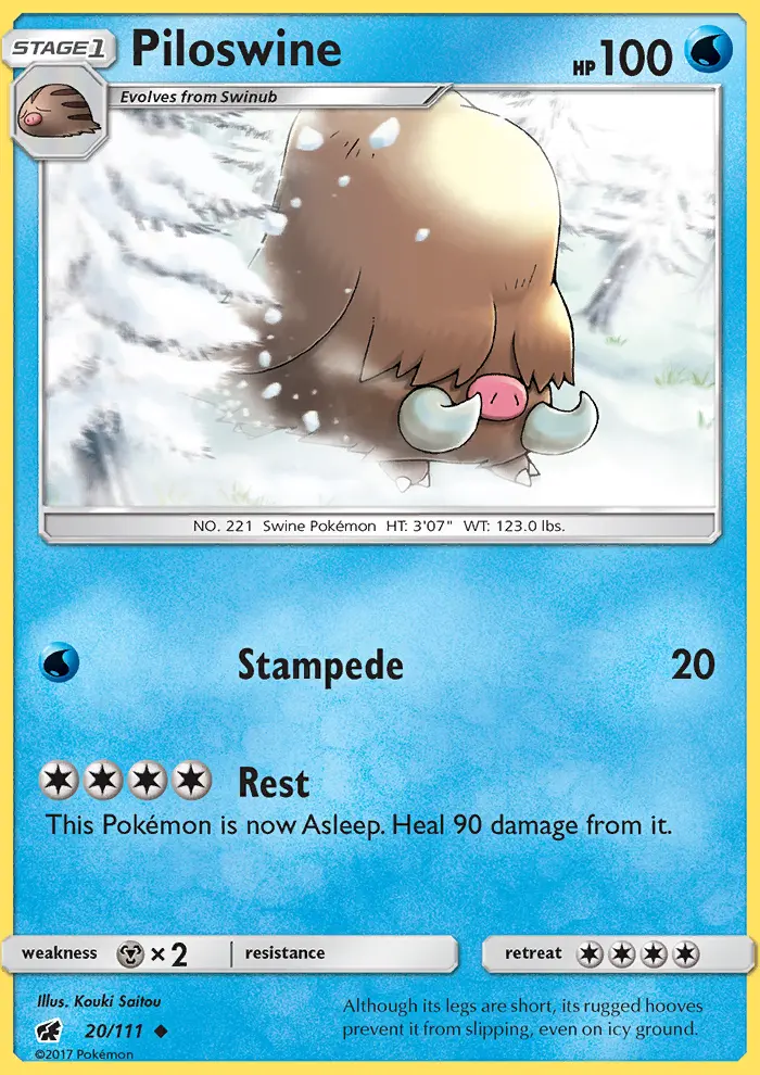 Piloswine, Crimson Invasion #20
