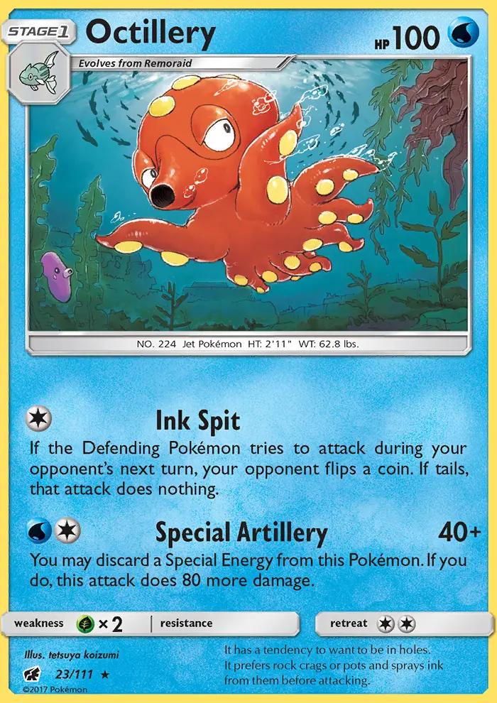 Octillery, Crimson Invasion #23
