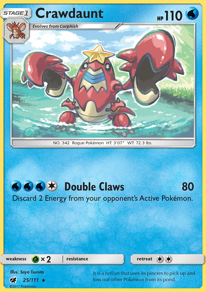 Crawdaunt, Crimson Invasion #25