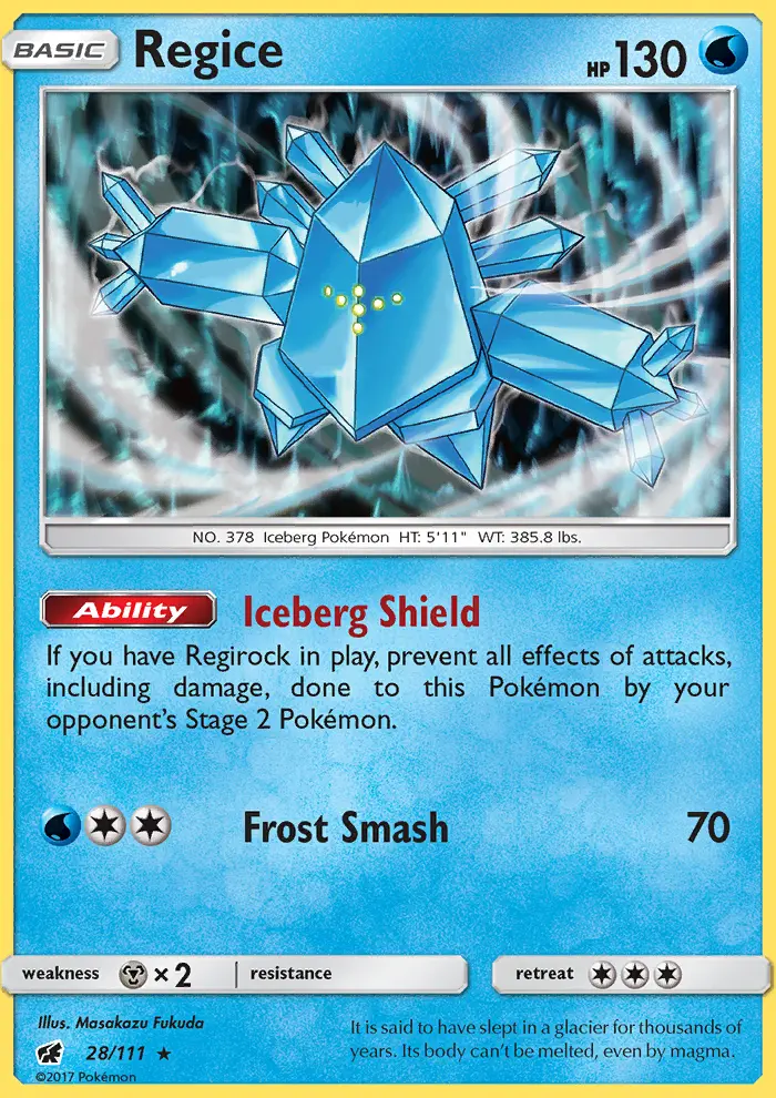 Regice, Crimson Invasion #28