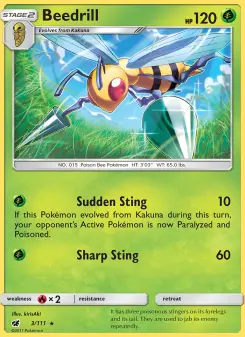 Beedrill, Crimson Invasion #3/111