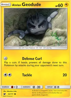 Alolan Geodude, Crimson Invasion #32/111