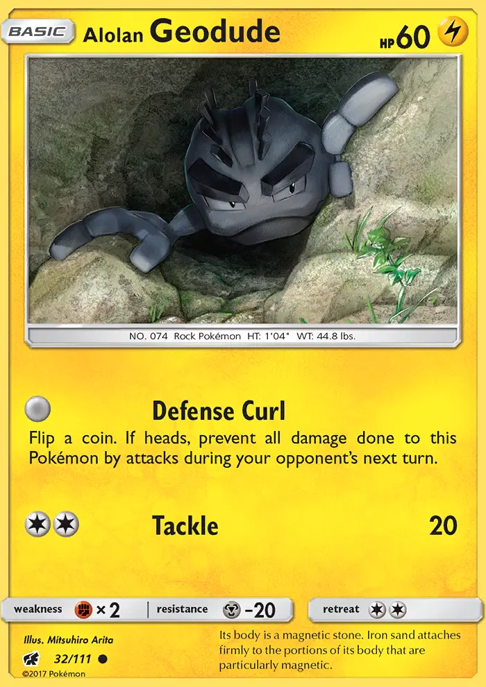 Alolan Geodude, Crimson Invasion #32