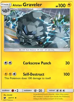 Alolan Graveler, Crimson Invasion #33/111