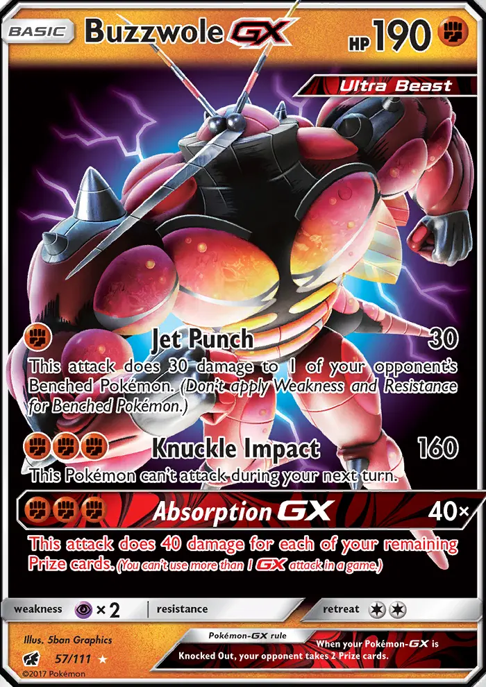 Buzzwole GX, Crimson Invasion #57