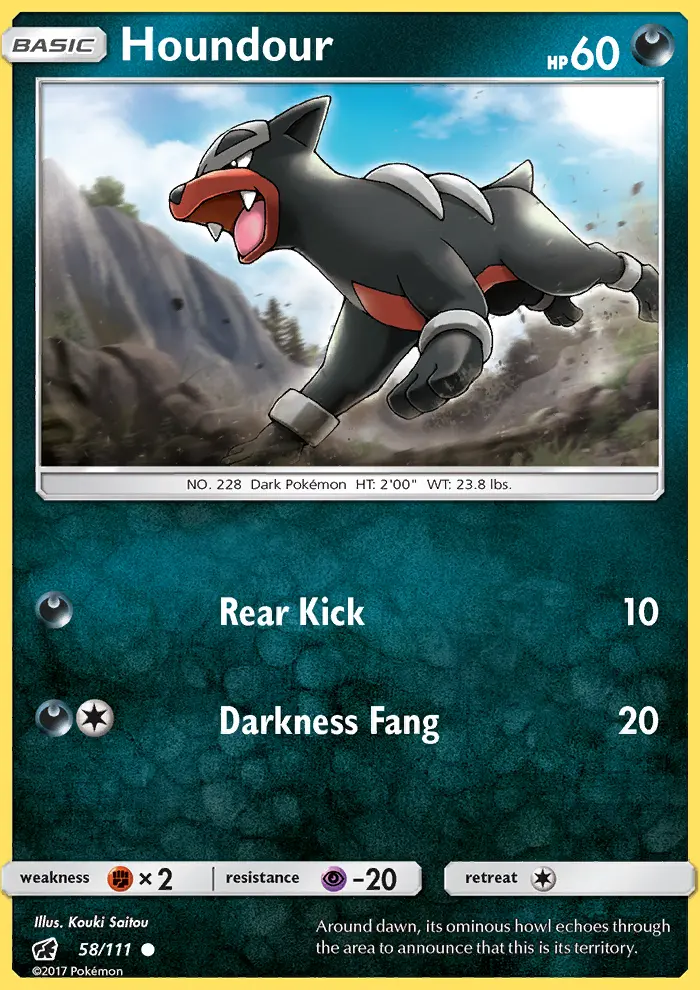 Houndour, Crimson Invasion #58