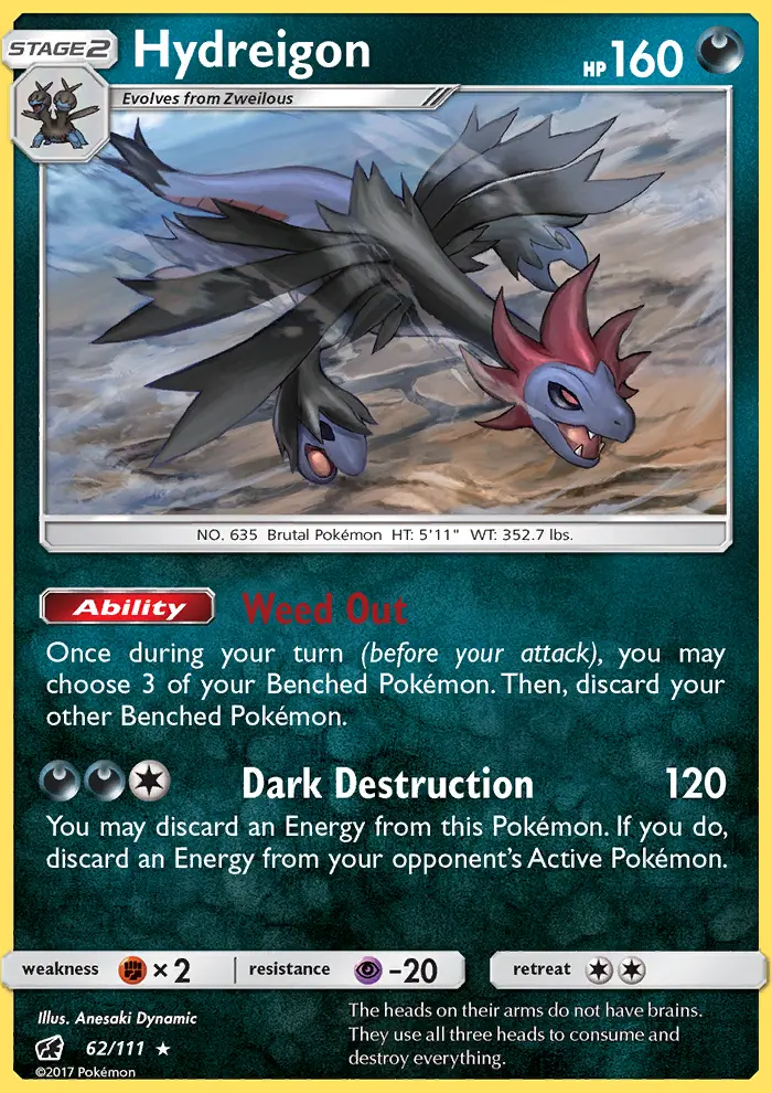 Hydreigon, Crimson Invasion #62