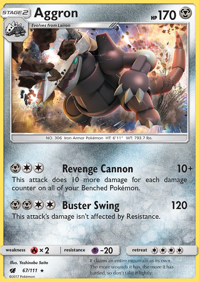 Aggron, Crimson Invasion #67
