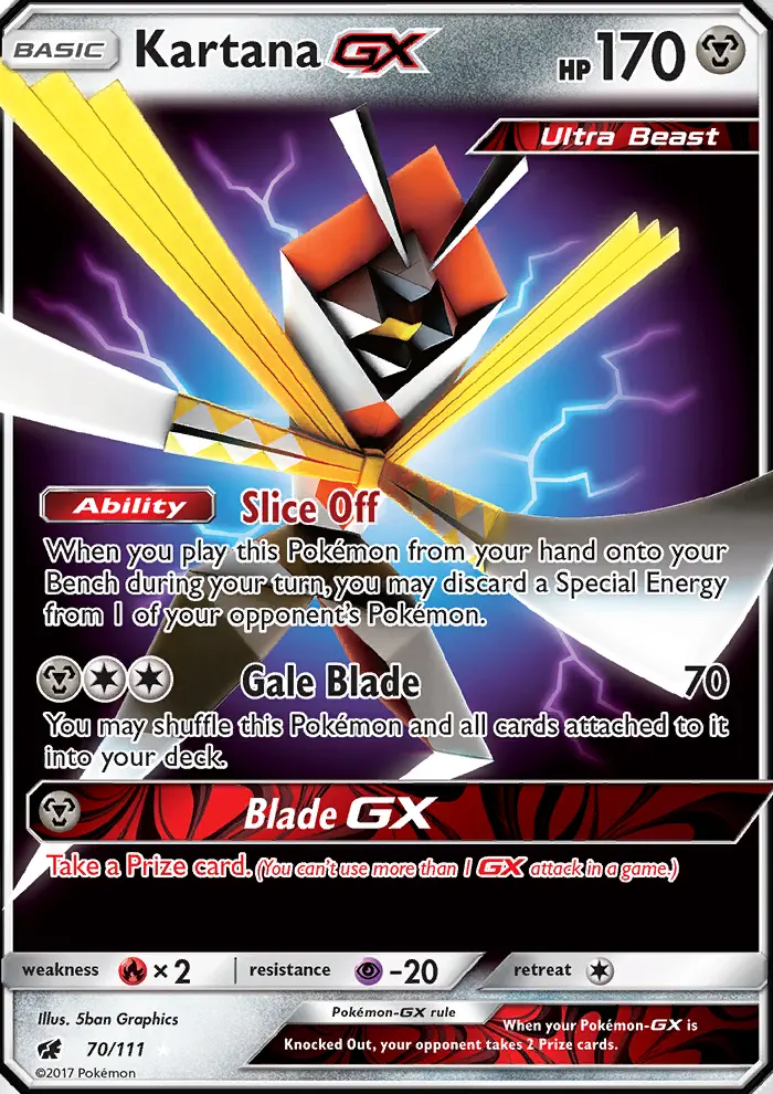 Kartana GX, Crimson Invasion #70