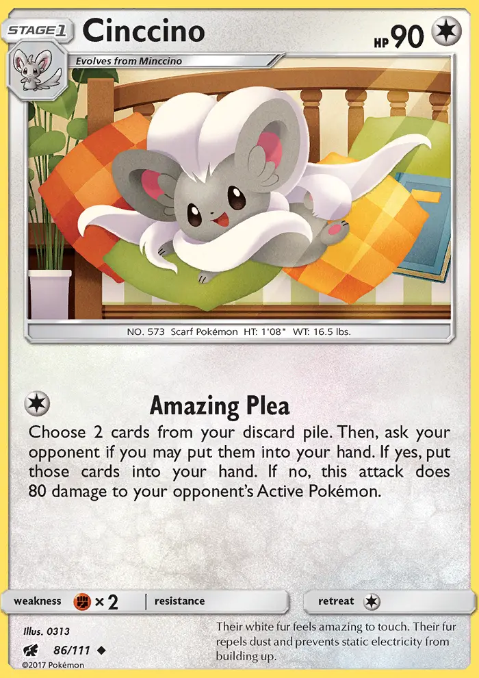 Cinccino, Crimson Invasion #86