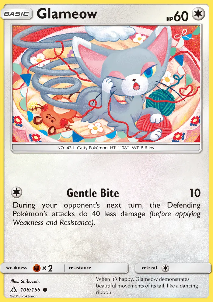 Glameow, Ultra Prism #108