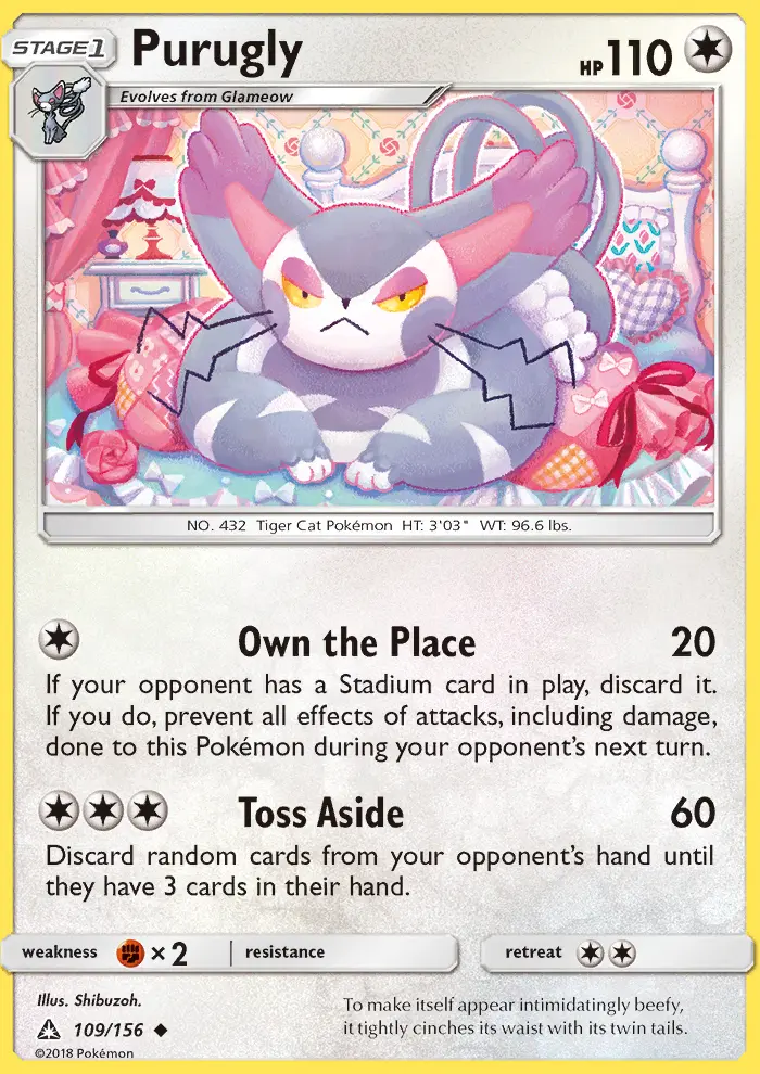 Purugly, Ultra Prism #109