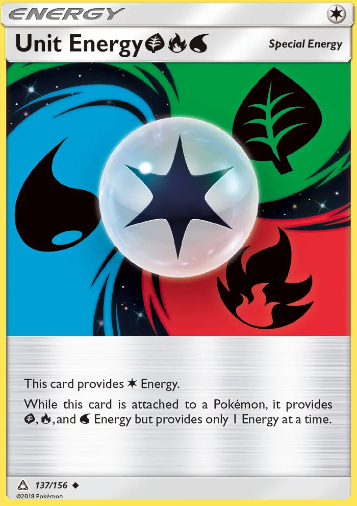 Unit Energy GrassFireWater, Ultra Prism #137