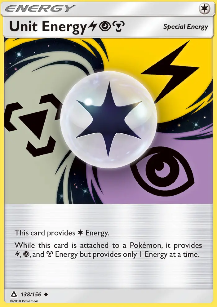 Unit Energy LightningPsychicMetal, Ultra Prism #138