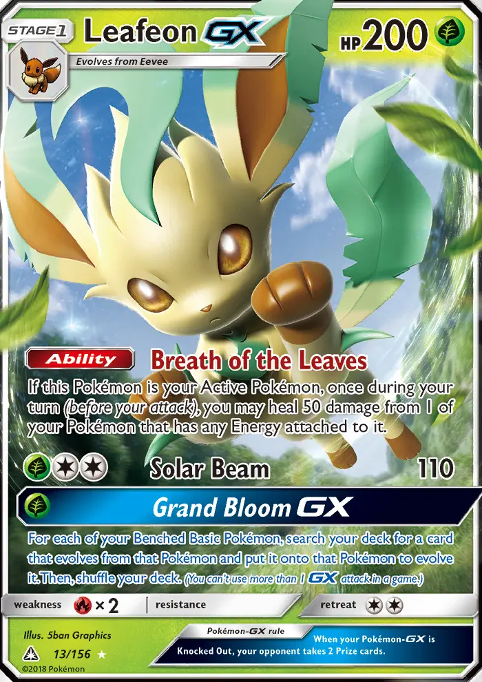 Leafeon GX, Ultra Prism #13
