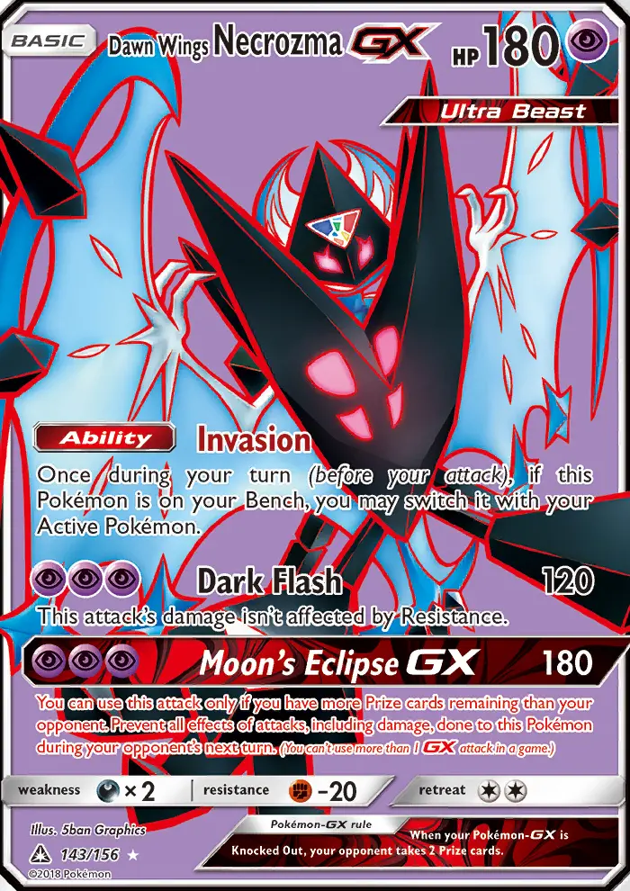 Dawn Wings Necrozma GX, Ultra Prism #143