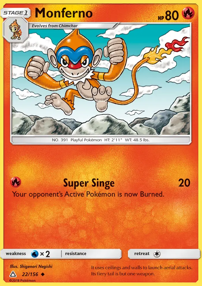 Monferno, Ultra Prism #22