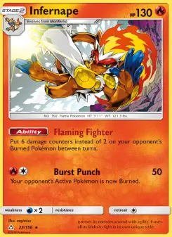Infernape, Ultra Prism #23/156