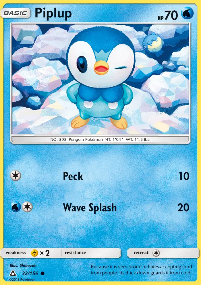 Piplup, Ultra Prism #32