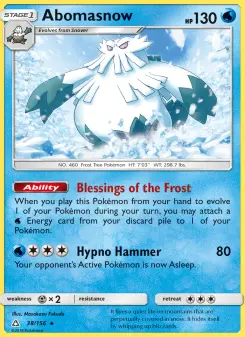 Abomasnow, Ultra Prism #38/156