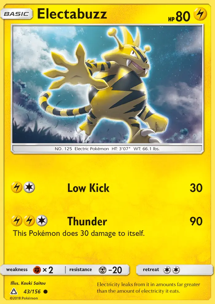 Electabuzz, Ultra Prism #43
