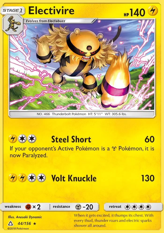 Electivire, Ultra Prism #44