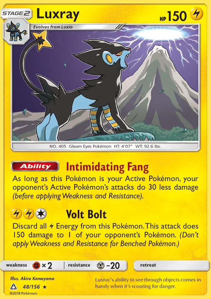 Luxray, Ultra Prism #48