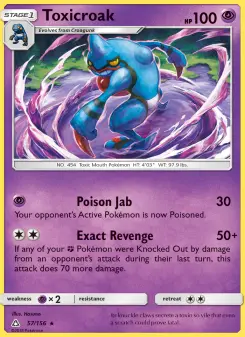 Toxicroak, Ultra Prism #57/156