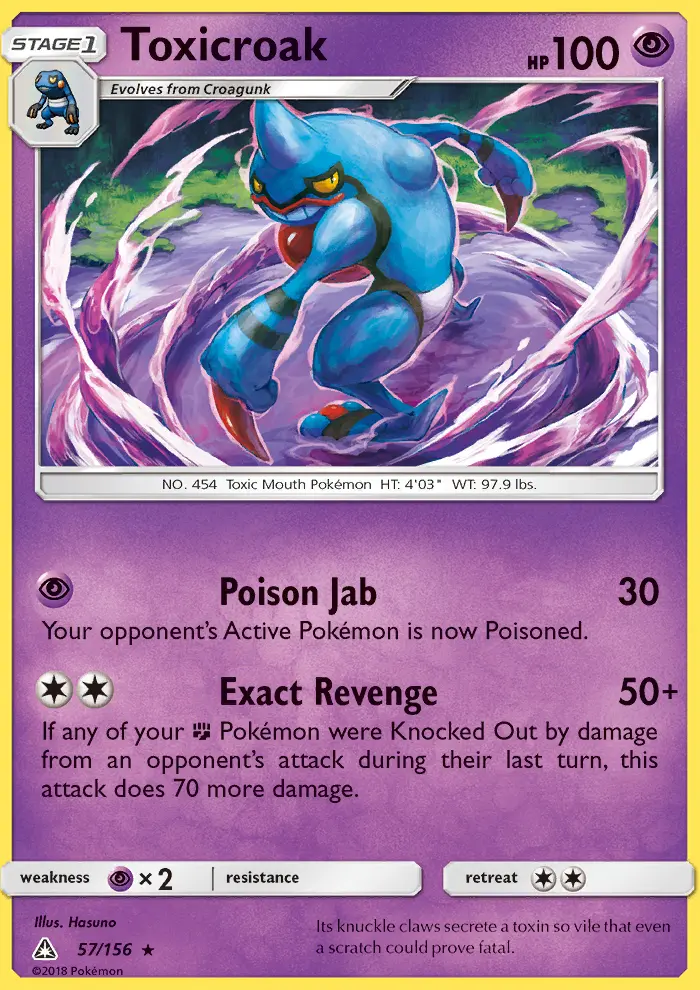 Toxicroak, Ultra Prism #57