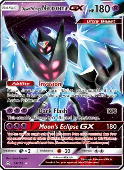 Dawn Wings Necrozma GX, Ultra Prism #63/156