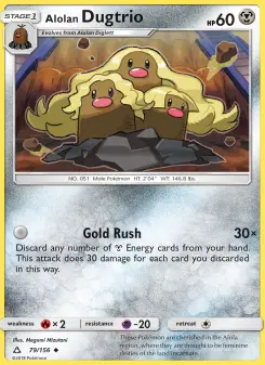 Alolan Dugtrio, Ultra Prism #79/156