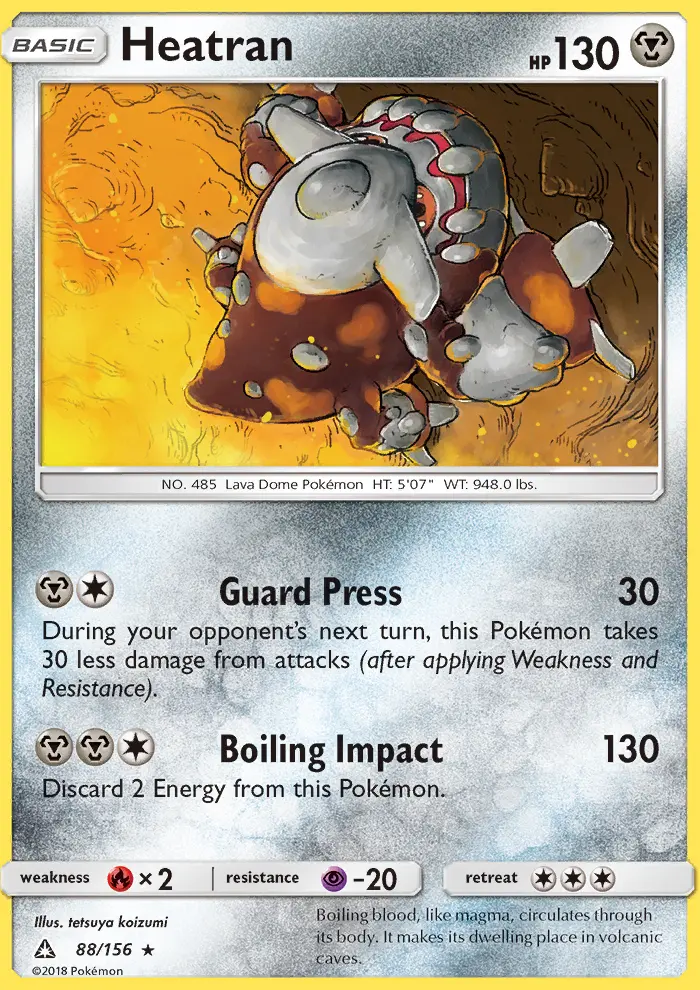 Heatran, Ultra Prism #88