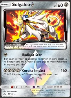 Solgaleo ◇, Ultra Prism #89/156