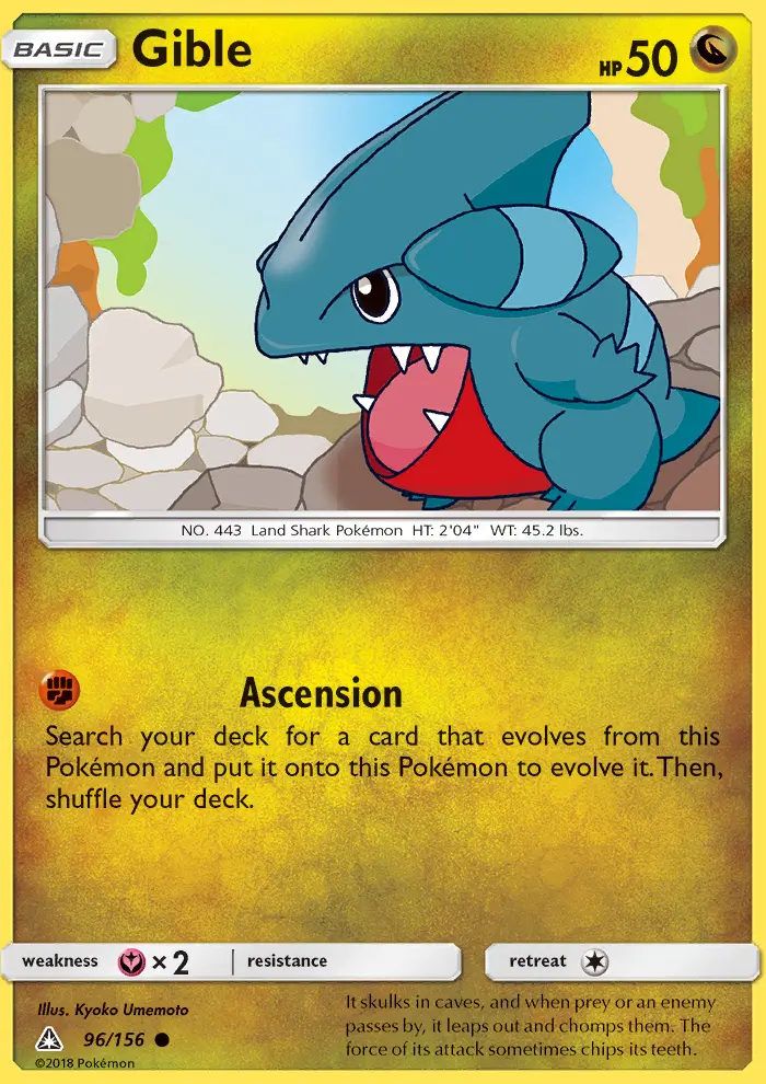 Gible, Ultra Prism #96